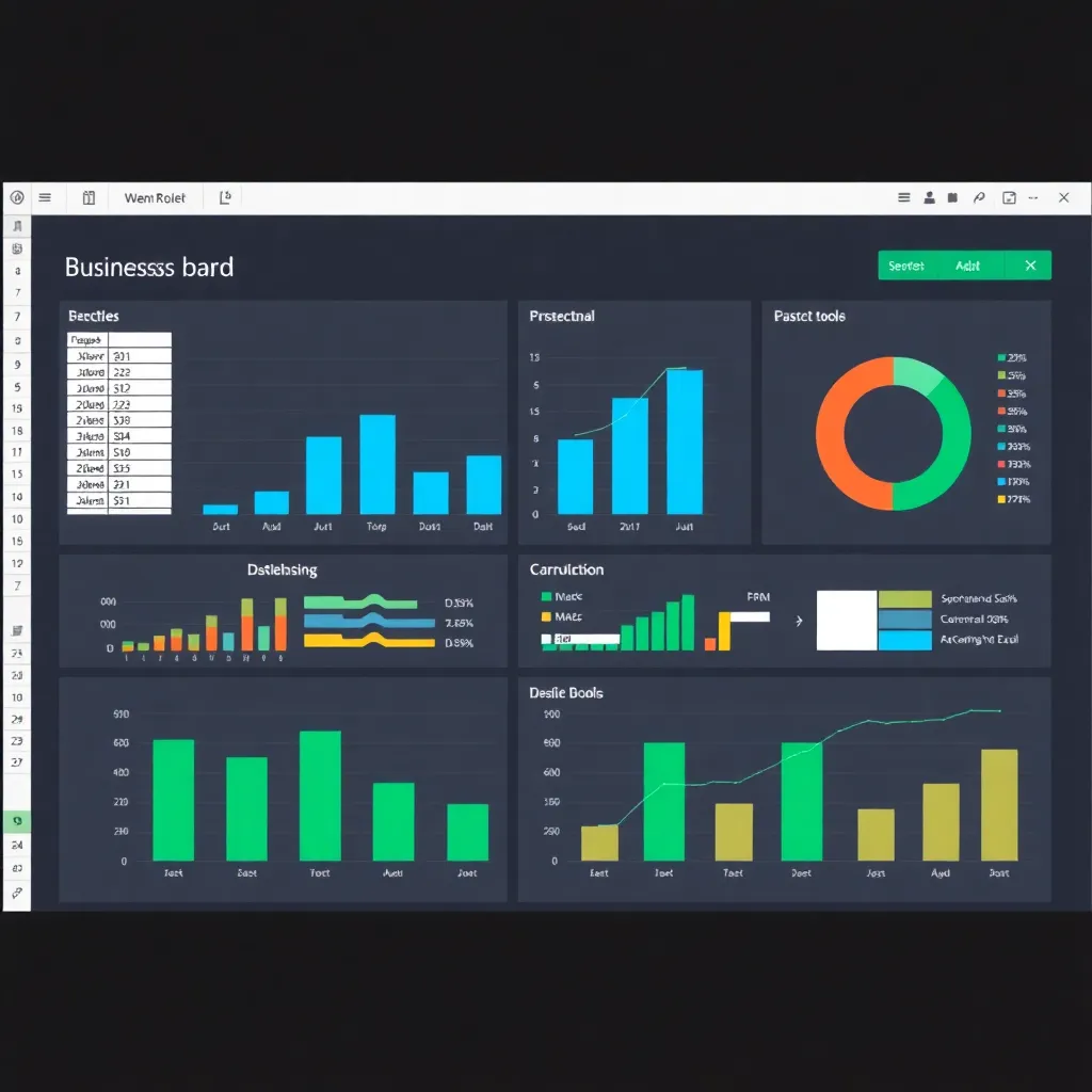Finančný model a dashboard vytvorený v Exceli